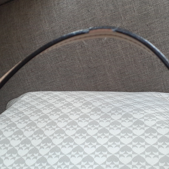 Kate spade gray cream canvas tote bag - Picture 11 of 16